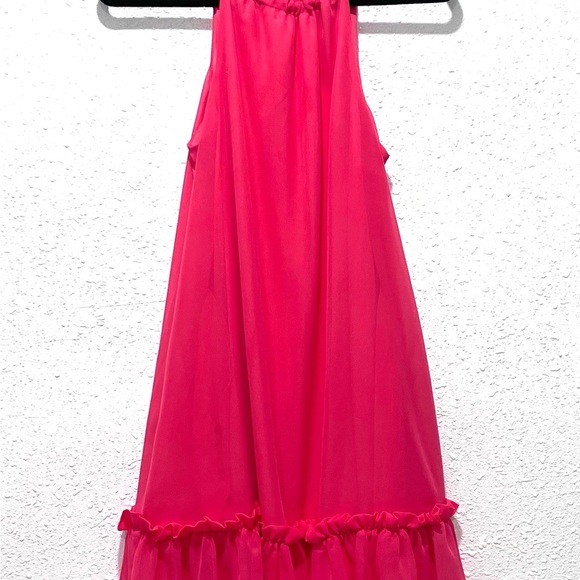 BCBG Paris Women's Chiffon Halter Mini Dress S - Picture 9 of 9